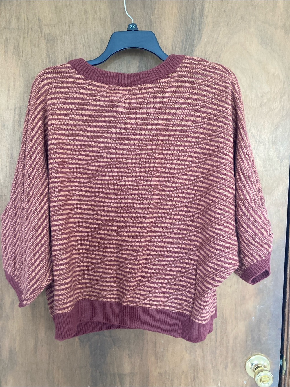 Democracy abstract stripes pattern sweater size 2X - Picture 17 of 17